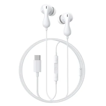 Проводные внутриканальные наушники Baseus Encok CZ20 с USB-C — белые