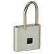 Smart Fingerprint Padlock, Heavy-Duty Steel Biometric Lock, Carbon