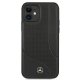 Mercedes iPhone 12 mini Case Perforated Area, Black