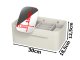 Cosmetics Makeup Organizer Container Storage Box with Drawer and Mirror