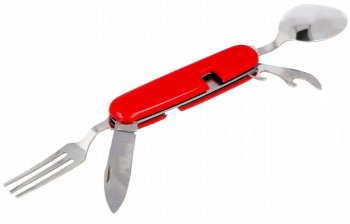 Travel Camping Folding Pocket Knife Portable Multifunctional Picnic Сutlery Set