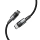 Tech-Protect UltraBoost USB-C / USB-C PD kabelis 60W 3A 1m, pelēks