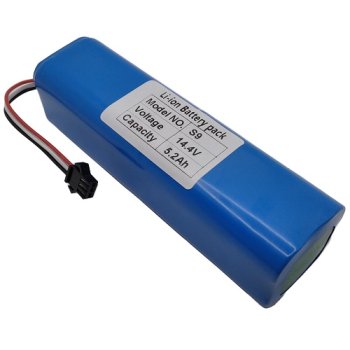 Battery for VIOMI S9, LYDSTO R1, ROIDMI Eve, PROSCENIC M8Pro Robot Vacuum, 14.4V, 5.2Ah, Li-ion