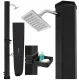 Outdoor Solar Shower 40L Gardlov with Foot Tap and 360° Head