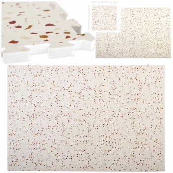 Ricokids Foam Puzzle Play Mat 175 x 118 cm, 6 pcs, Beige