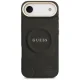Guess Peony Hot Stamp MagSafe vāciņš priekš iPhone Air, melns