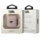 Чехол Karl Lagerfeld Ikonik Choupette для AirPods 1 / 2, розовый