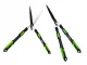 Telescopic Hedge Shears DIVODV 96cm, Black/Green