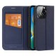 Apple iPhone 14 Pro 6.1\'\' Dux Ducis Skin X2 Magnetic Book Case Cover, Blue
