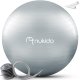 Nukido 65 cm Gray Pregnancy Exercise Ball NS-951 - Perfect for Aerobics & Fitness
