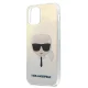 Чехол Karl Lagerfeld для iPhone 12 mini Iridescent Karl\'s Head, радужный