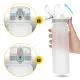 Sporta ūdens pudele 4FIZJO 650 ml, pelēka
