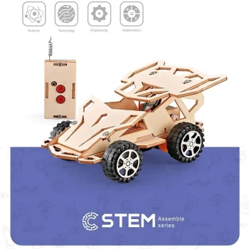 Деревянный конструктор Машина на радиоуправлении STEM