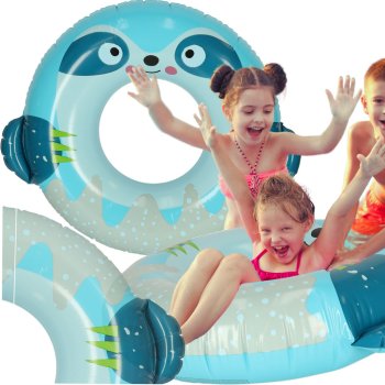 INTEX 59266 inflatable swim ring for kids, 76 cm, up to 40 kg, blue