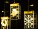 Новогоднее 3D LED украшение на окно - витраж