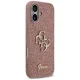 Guess Fixed Glitter Big 4G vāciņš iPhone 17 - Rozā | Phone Case Cover Pink