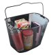 Velosipēda grozs metāla, melns | Bicycle Basket