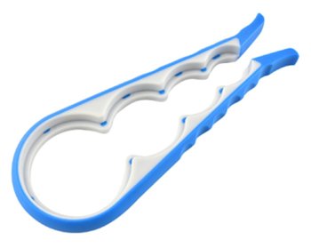 Universālais attaisāmais burkām un pudelēm 4-in-1, zils