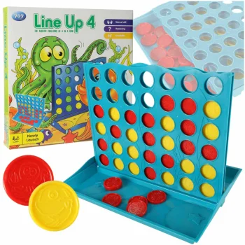 Kids Logic Puzzle Board Game Line Up 4 25x19x20 cm
