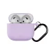 Puro Icon silikona maciņš AirPods 4 austiņām ar karabīni, violets