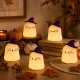 Silicone LED Night Light Ghost, RGB, Touch Control, Timer