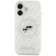 Karl Lagerfeld IML mirdzošs Karl & Choupette galvu logotipa MagSafe iPhone 17 maciņš – pelēks | Phone Case Cover