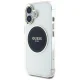 Guess IML Metal Colored Circle MagSafe vāciņš iPhone 16 Melns
