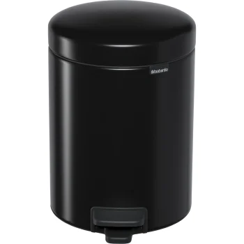 Atkritumu tvertne ar pedāli Brabantia Newicon 5 L, matēti melna