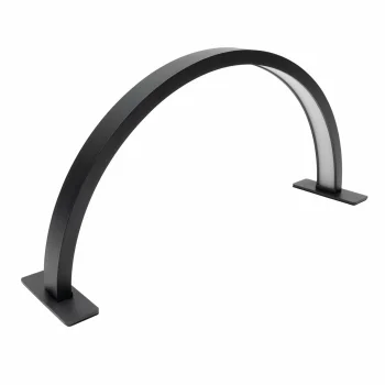 Профессиональная косметическая LED лампа полумесяц 36W 75см, черная