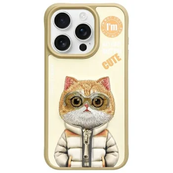 Nimmy Cool&Cute 2.0 Cat Phone Case Cover iPhone 15 Pro Max - Green