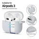 Чехол Tech-Protect Silicone Hook для Apple AirPods 3, серый