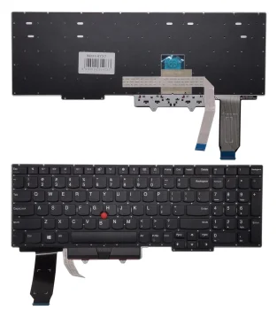 Клавиатура Lenovo для ноутбука Thinkpad E15 Gen 2, с TrackPoint, раскладка US