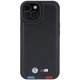 Apple iPhone 15 6,1\" BMW Leather Stamp Tricolor Case Cover (BMHCP15S22PTDK), Black | Telefona Maciņš Vāks Apvalks...