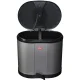 Wesco Eco-Double Bin atkritumu šķirošanas tvertne ar pedāli 2x15 l, sudraba