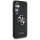 Guess Grained Big 4G Logo vāciņš Samsung Galaxy S25, melns