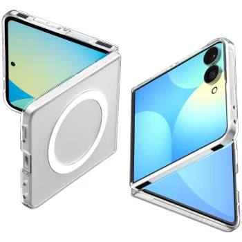 Spigen AirSkin MagFit vāciņš priekš Samsung Galaxy Z Flip 8, Clear / White