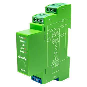 DIN-рейка Умный выключатель Shelly Pro Dimmer, 2 канала