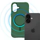 3mk Smoke MagCase for iPhone 17 - Green Translucent