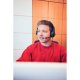 Speedlink METIS USB Stereo Headset 3.5mm ar USB skaņas karti, Melnas