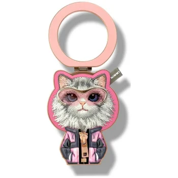 Nimmy Cool&Cute 2.0 Chinchila Magnetic Pendant and MagSafe Phone Stand - Pink