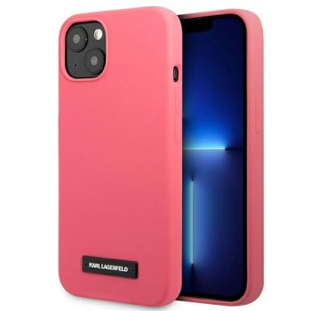 Karl Lagerfeld silikona vāciņš iPhone 13 mini Fuksija