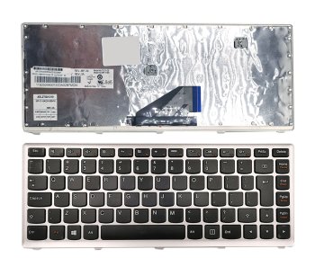 Lenovo IdeaPad U310 / U410 Keyboard (UK), Silver/Black