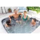 Надувной джакузи Intex 28450NP PureSpa на 4 человека, 175x71 см, серый