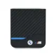 Чехол BMW Carbon Blue Line для Samsung Galaxy Z Flip 6 Черный