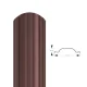 Metāla štaketa dēlis Polo PMx2 RAL8017 1350 mm, brūns