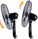 Carruzzo Floor Standing Fan with Remote Control - 40W, Black