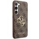 Samsung Galaxy S23 (SM-S911) Guess Big Metal Logo Case Cover (GUHCS23S4GMGBR), Brown | Telefona Maciņš Vāks Apvalks...
