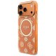 Чехол Guess IML Peony Dot MagSafe для iPhone 17 Pro Max – оранжевый