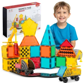 Izglītojošs magnētiskais konstruktors Ricokids RK-780, 72 detaļas