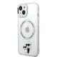 Karl Lagerfeld Transparent Case for iPhone 14 Plus with MagSafe